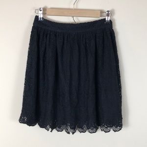 Soprano black lace mini skirt